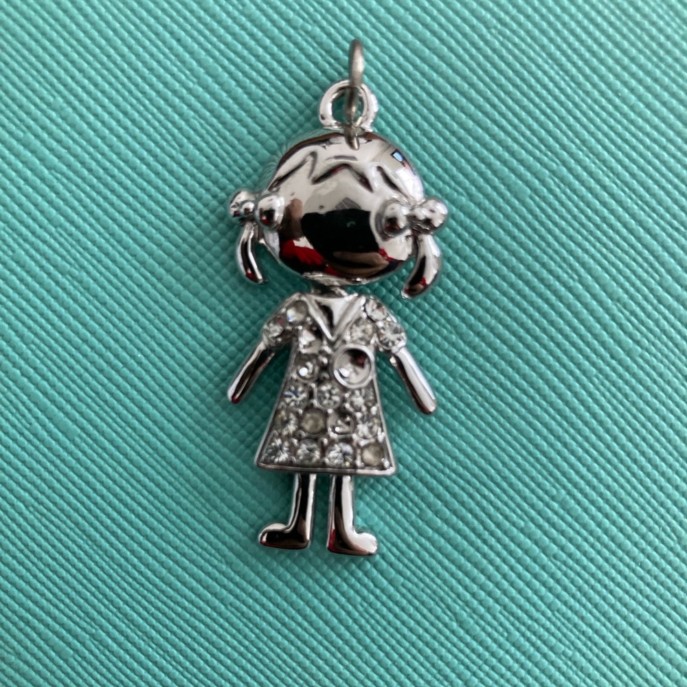 Brand new girl silver pendant